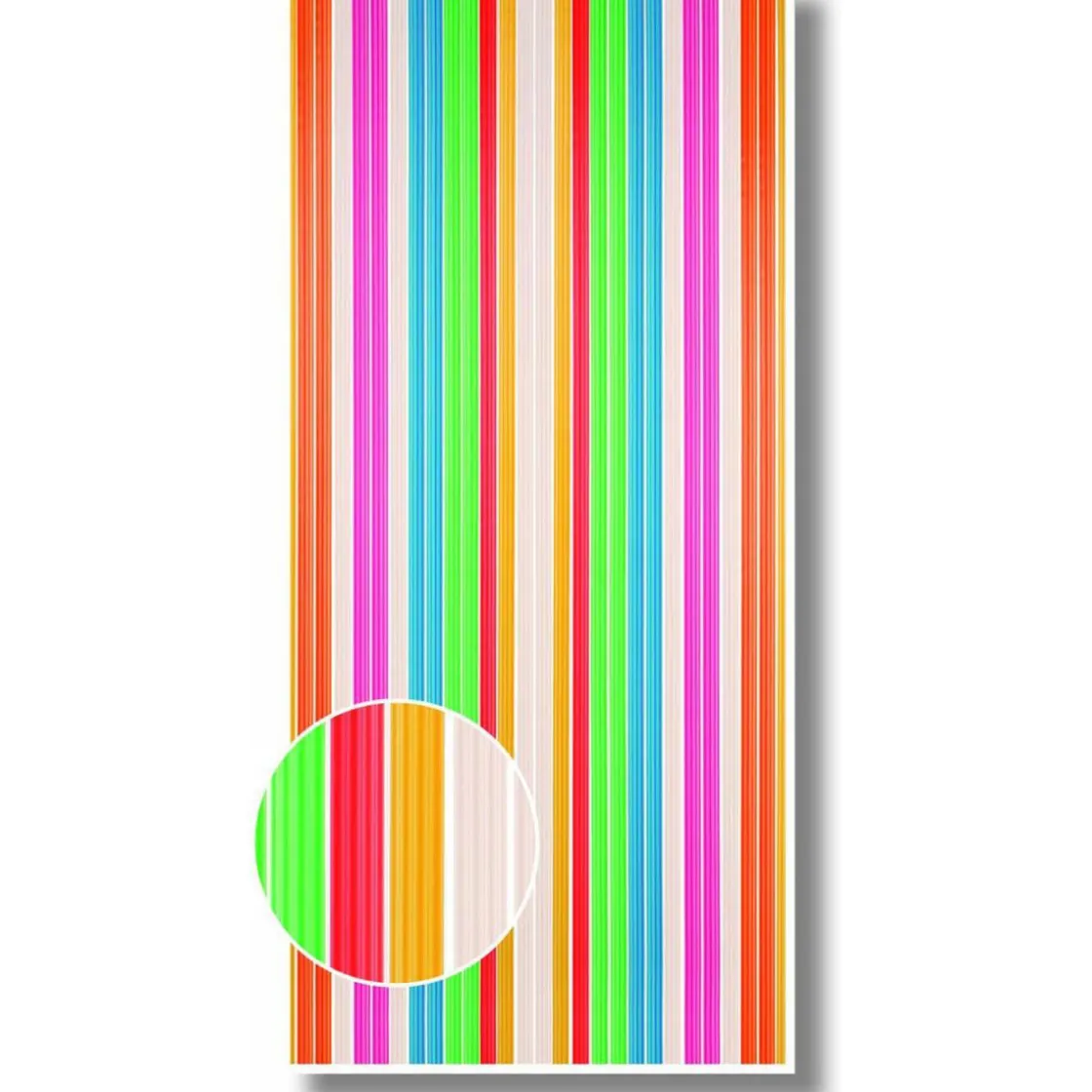 Streifenvorhang aus PE Folie bunt ^ Outlet