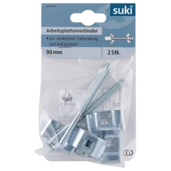 Arbeitsplattenverbinder M6 x 0 mm 2 Stück ^ Suki Outlet