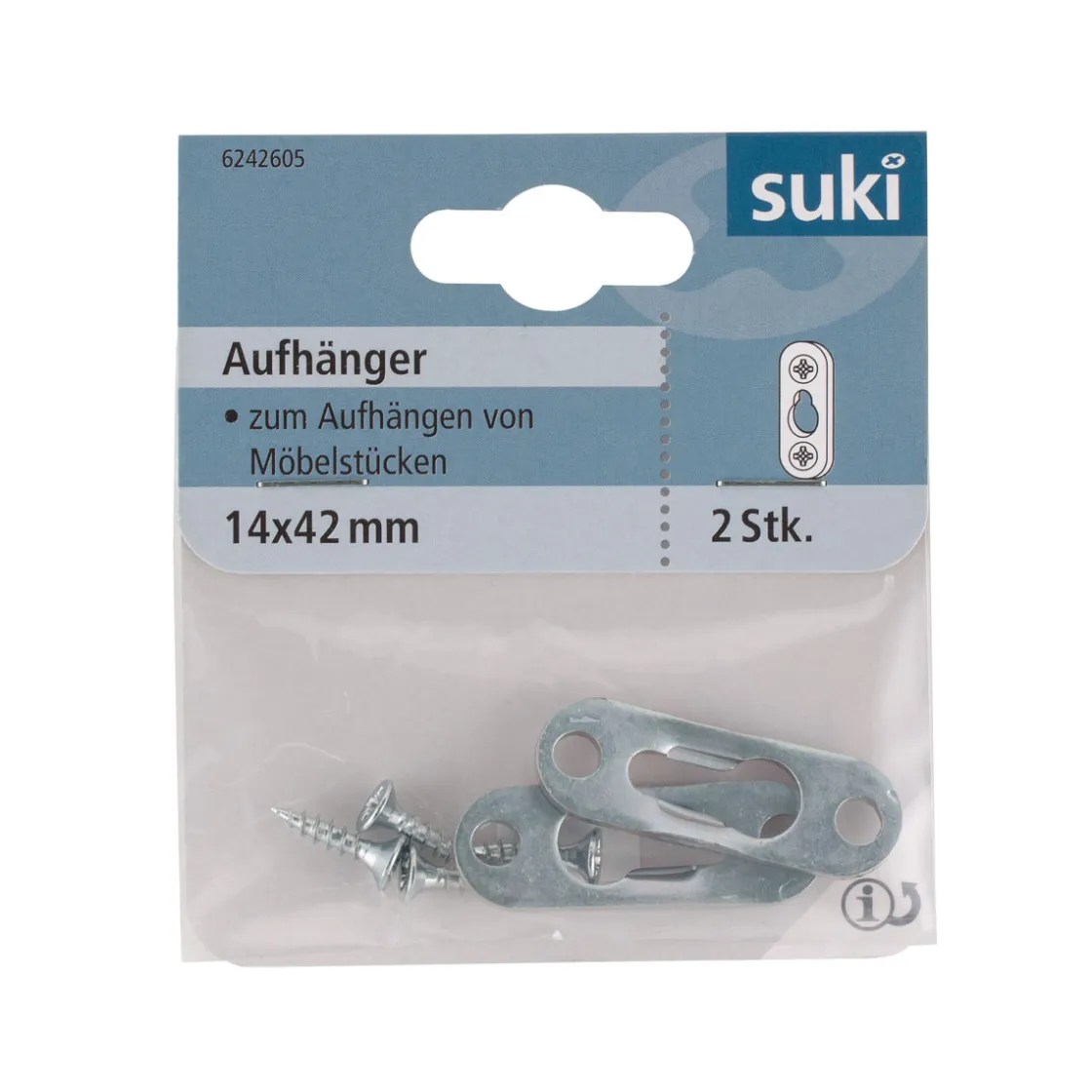 Aufhänger verzinkt mm 2 Stück ^ Suki New