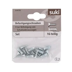 Befestigungsschrauben für Kugelauszug 6270037+39 16 Stück ^ Suki Outlet