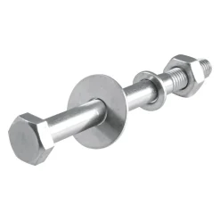 Bodenhülsen-Set M10 x 110 mm verzinkt 10 Stück ^ Suki Outlet