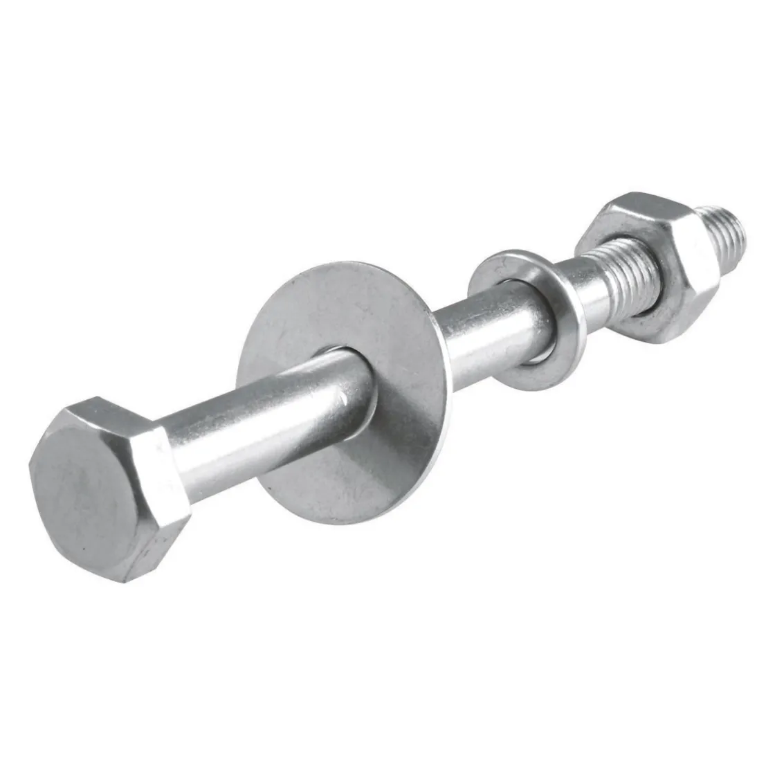Bodenhülsen-Set M10 x 90 mm verzinkt 10 Stück ^ Suki Best
