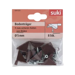Bodenträger Kunststoff Durchmesser 0,5 x 0,8 cm braun 8 Stück ^ Suki Best