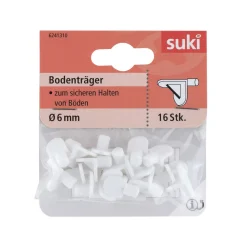 Bodenträger Kunststoff Durchmesser 0,6 x 0,8 cm weiß 16 Stück ^ Suki Discount