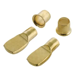 Bodenträger Stahl Durchmesser 0,8 x 0,8 cm vermessingt 12 Stück ^ Suki Outlet