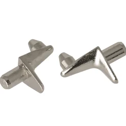 Bodenträger Stahl Durchmesser 0,5 x 0,8 cm vernickelt 8 Stück ^ Suki Best