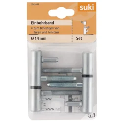 Einbohrband Stahl Durchmesser 1,4x Durchmesser 0,68 x 4,9 cm 2 Stück ^ Suki New
