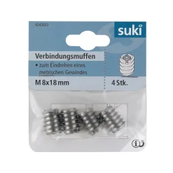 Einschlagmutter blank M8 4 Stück ^ Suki Hot