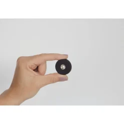 Magnet Neodym mit Senkbohrung Ø 32 x 6 mm, gummiert, schwarz ^ Suki