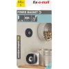 Magnet Neodym mit Senkbohrung Ø 22 x 4 mm, gummiert, schwarz ^ Suki New