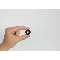 Magnet Neodym mit Senkbohrung Ø 22 x 4 mm, gummiert, schwarz ^ Suki New