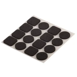 Rutschstopper klebend Durchmesser 2 cm schwarz 16 Stück ^ Suki Discount
