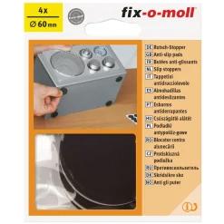 Rutschstopper klebend Durchmesser 6 cm schwarz 4 Stück ^ Suki Discount
