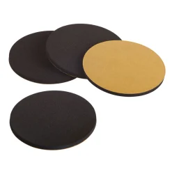 Rutschstopper klebend Durchmesser 6 cm schwarz 4 Stück ^ Suki Discount