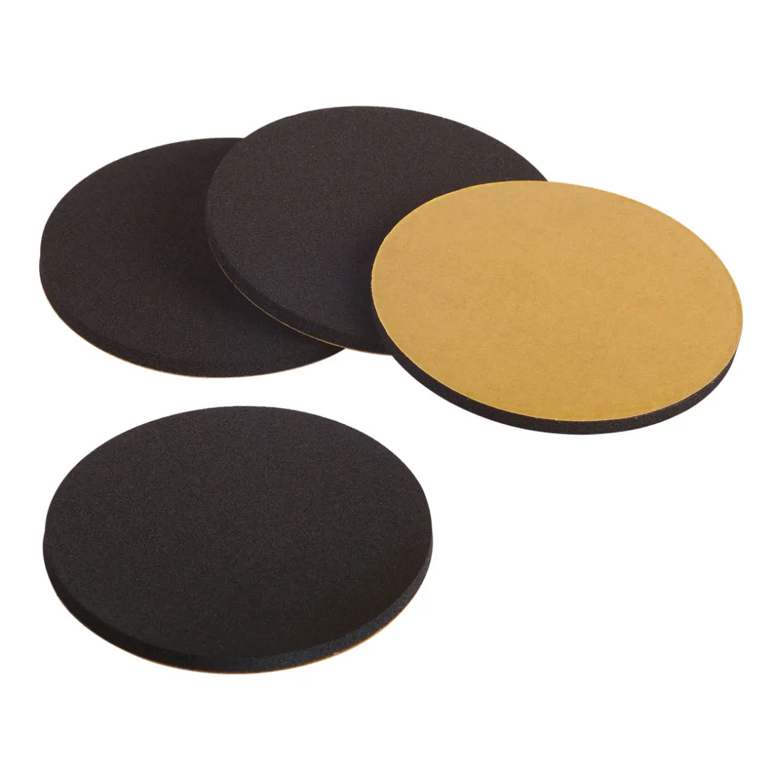 Rutschstopper klebend Durchmesser 6 cm schwarz 4 Stück ^ Suki Discount
