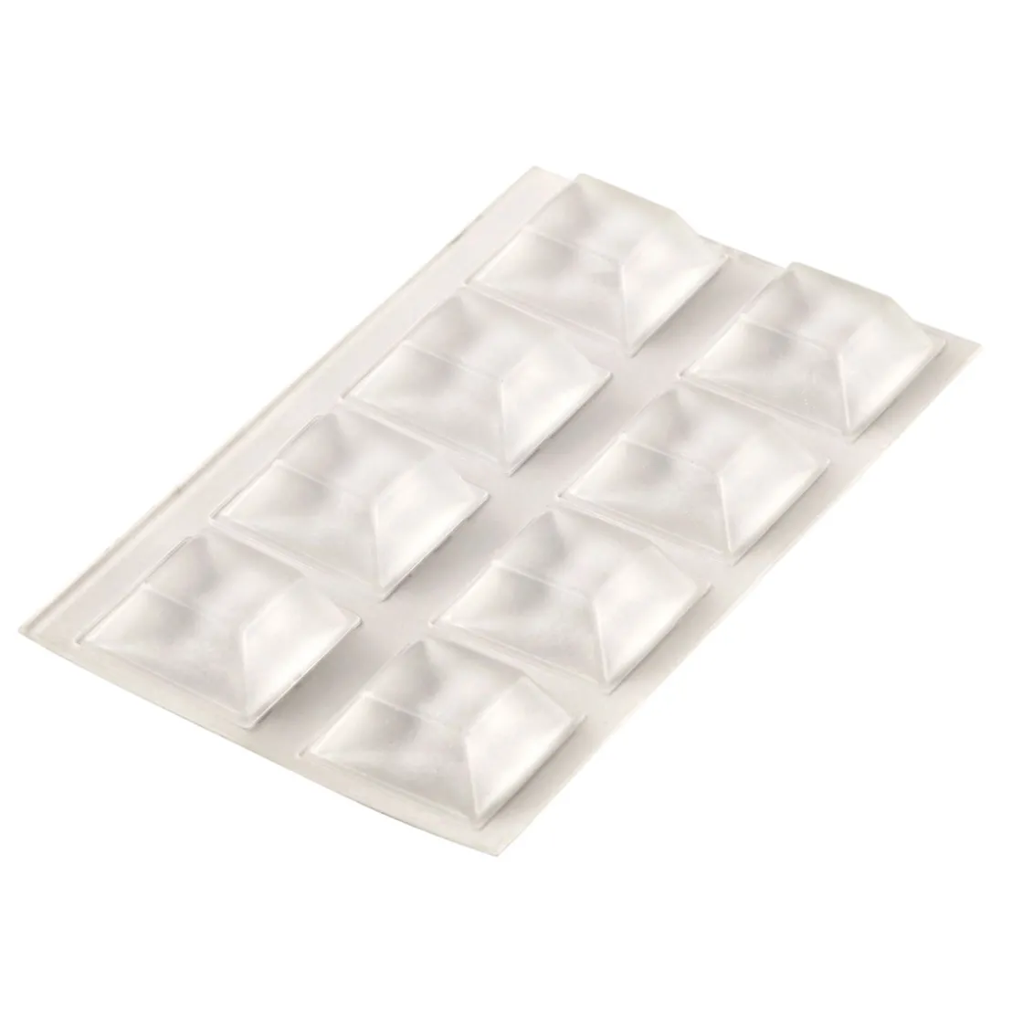 Rutschstopper klebend 2 x 2 cm transparent 8 Stück ^ Suki Online