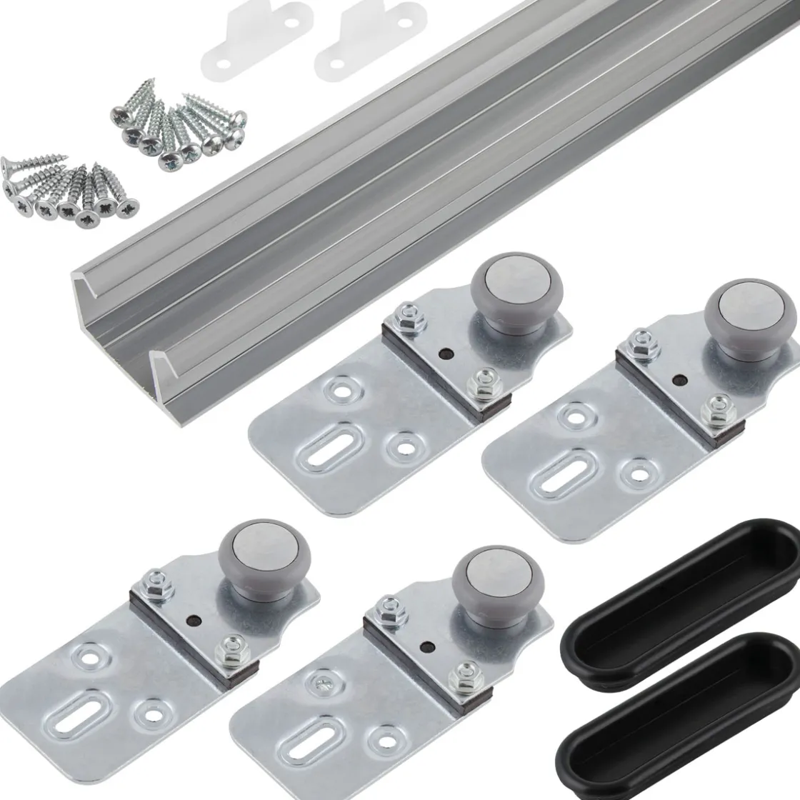 Schrankschiebetür-System-Set Serie D 200 cm ^ Suki Online