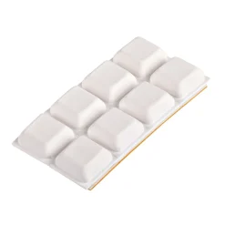 Schutzpuffer klebend 1,8 x 1,8 cm weiß 8 Stück ^ Suki Discount