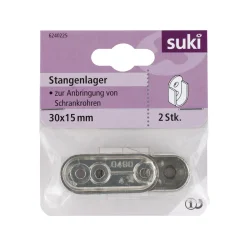 Stangenlager 3 x 1,5 cm 2 Stück ^ Suki Sale
