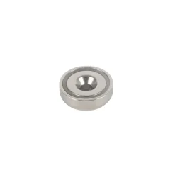 Topfmagnet Neodym Ø 16 x 5 mm, mit Senkbohrung Ø 3 mm ^ Suki Online