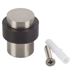 Türstopper mit Schraube 4,3 cm satiniert ^ Suki New