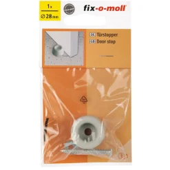 Türstopper mit Schraube 2,5 cm hellgrau ^ Suki Outlet