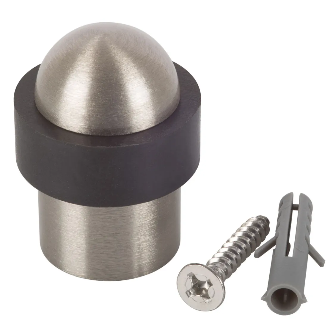 Türstopper mit Schraube 5 cm satiniert ^ Suki Outlet