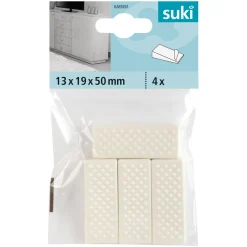 Unterlegkeil 5 x 1,9 x 1,3 cm weiß 4 Stück ^ Suki New