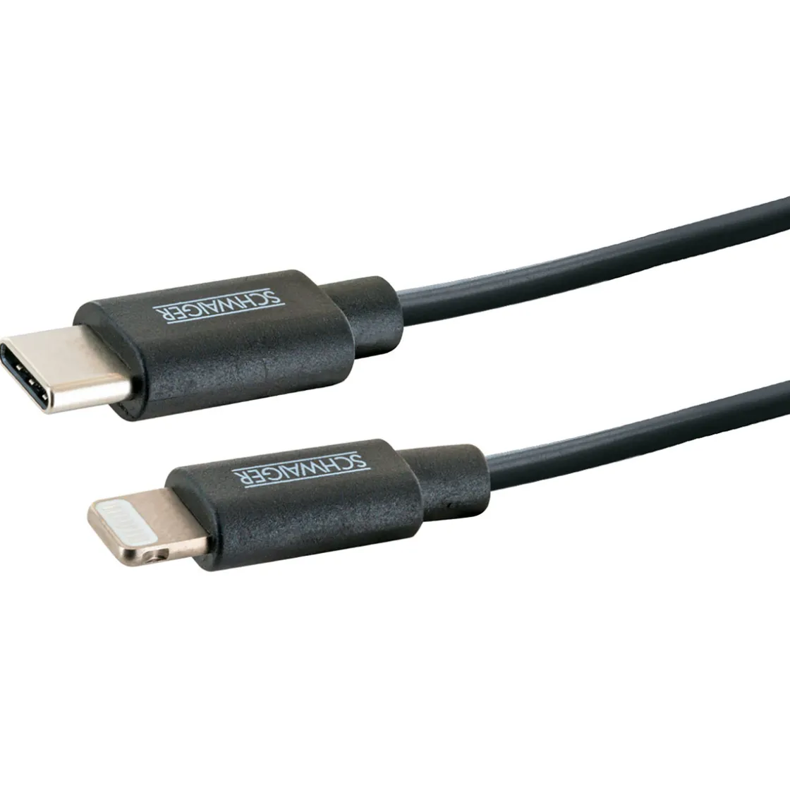 Sync u.Ladekabel Typ Apple lightning aufC 2,0m schwarz ^ Schwaiger