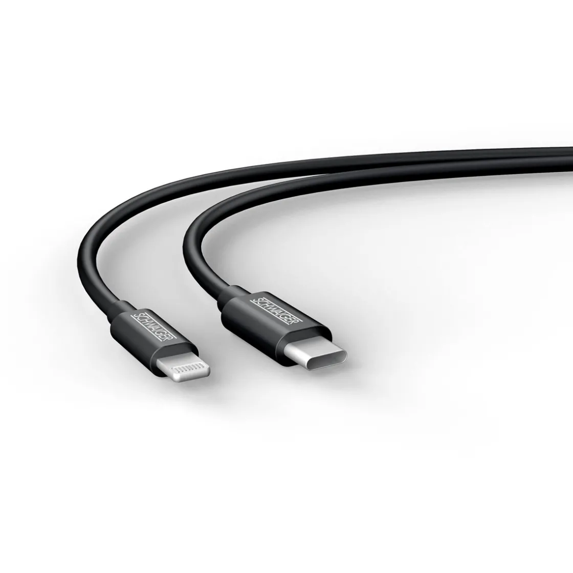 Sync u.Ladekabel Typ Apple lightning aufC 2,0m schwarz ^ Schwaiger