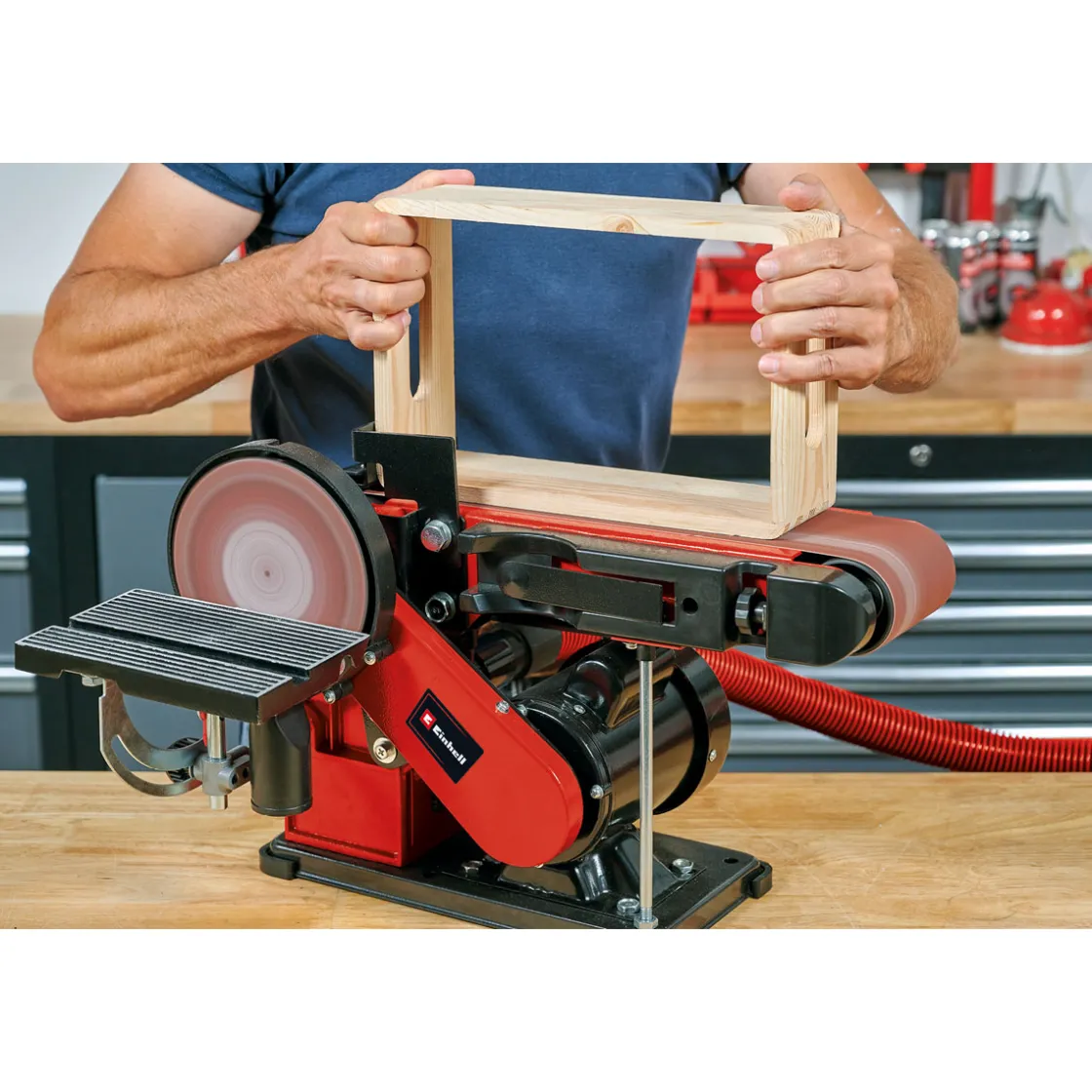TC-US 380 Stand-Band-Tellerschleifer ^ Einhell Clearance