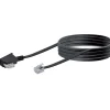 Telefon-Anschlussleitung 10m sw ^ Schwaiger Discount