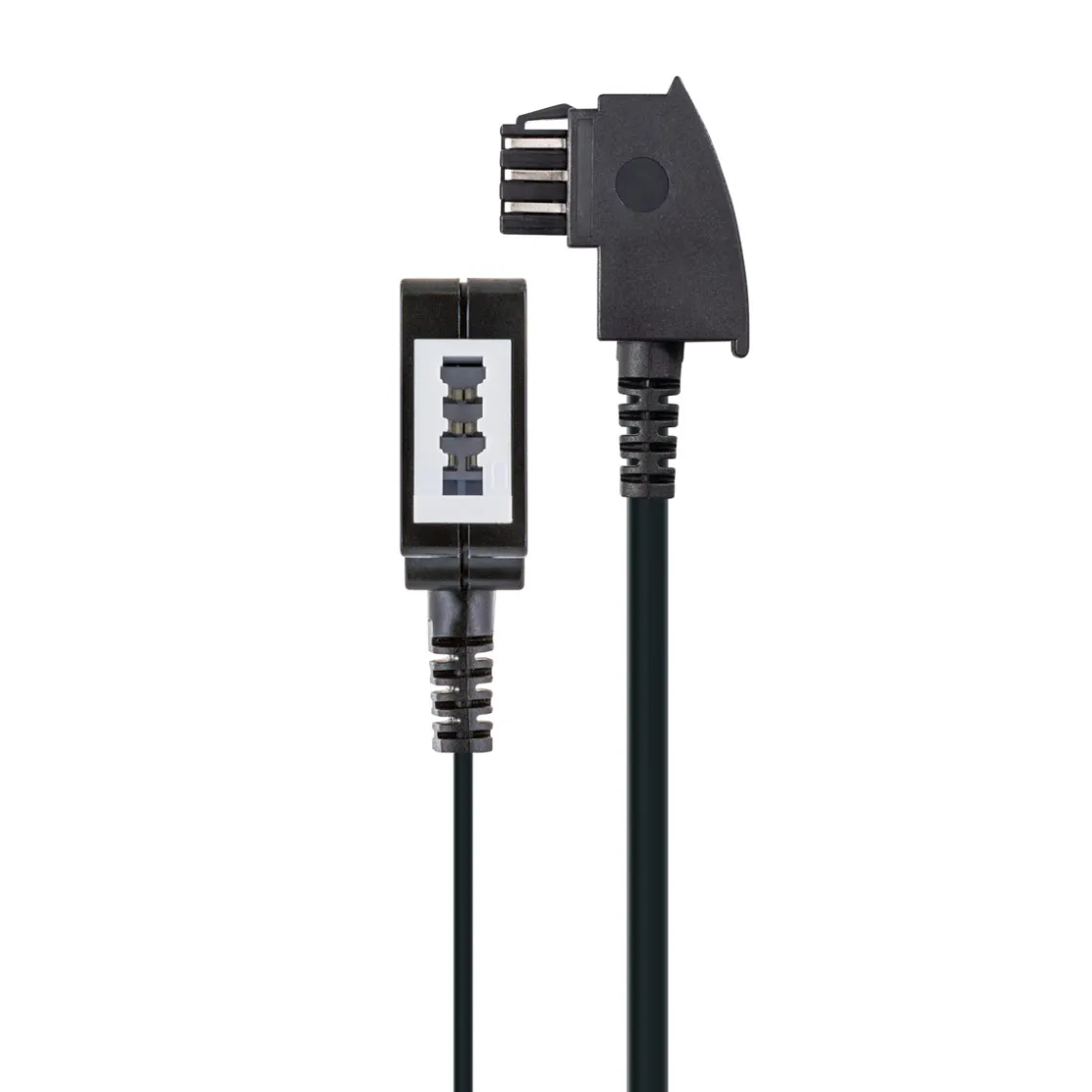 Telefon-Verlaengerung 6m schwarzTAE-U-St.TAE-U-Ku ^ Schwaiger Best
