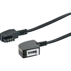 Telefon-Verlaengerung 6m schwarzTAE-U-St.TAE-U-Ku ^ Schwaiger Best