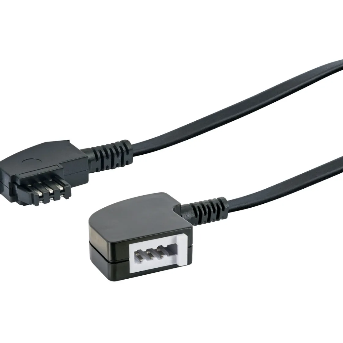 Telefon-Verlaengerung 6m schwarzTAE-U-St.TAE-U-Ku ^ Schwaiger Best