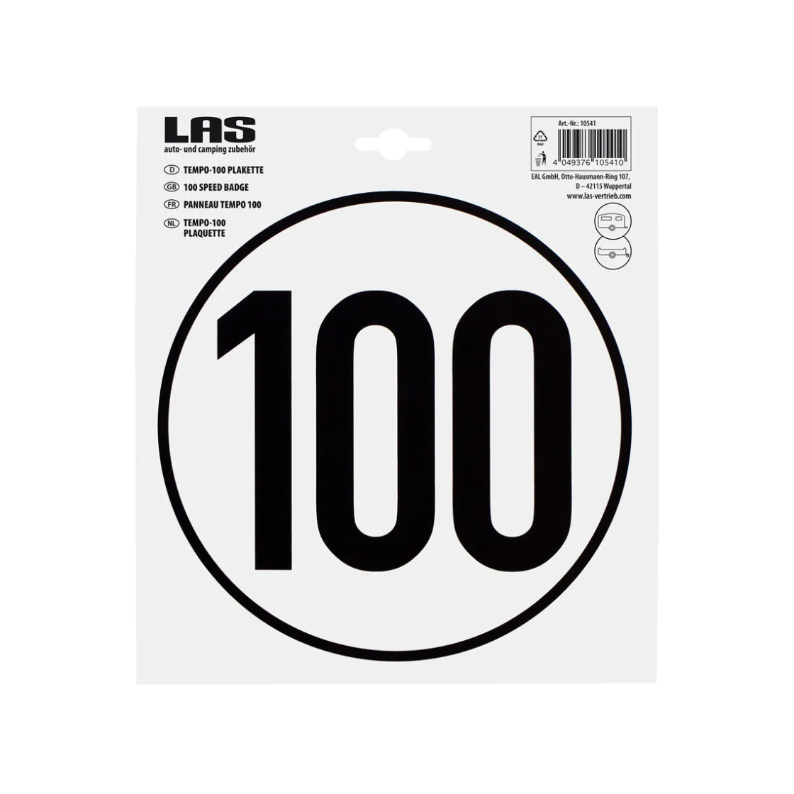 Tempo 100 Plakette ^ Online