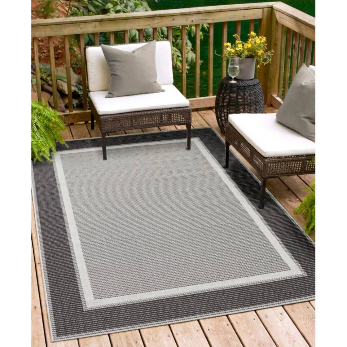 Teppich Arizona 160x230cm anthrazit1969-180 ^ andiamo Sale