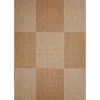 Teppich Arizona 133x190cm kariert beigebraun 972-10 ^ andiamo Sale