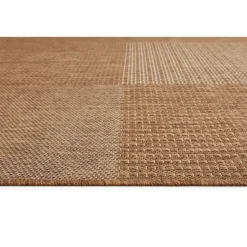 Teppich Arizona 133x190cm kariert beigebraun 972-10 ^ andiamo Sale