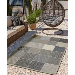 Teppich Clyde 120x170cm beige-blau ^ andiamo New