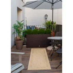 Teppich Clyde 67x120cm beige-blau ^ andiamo New