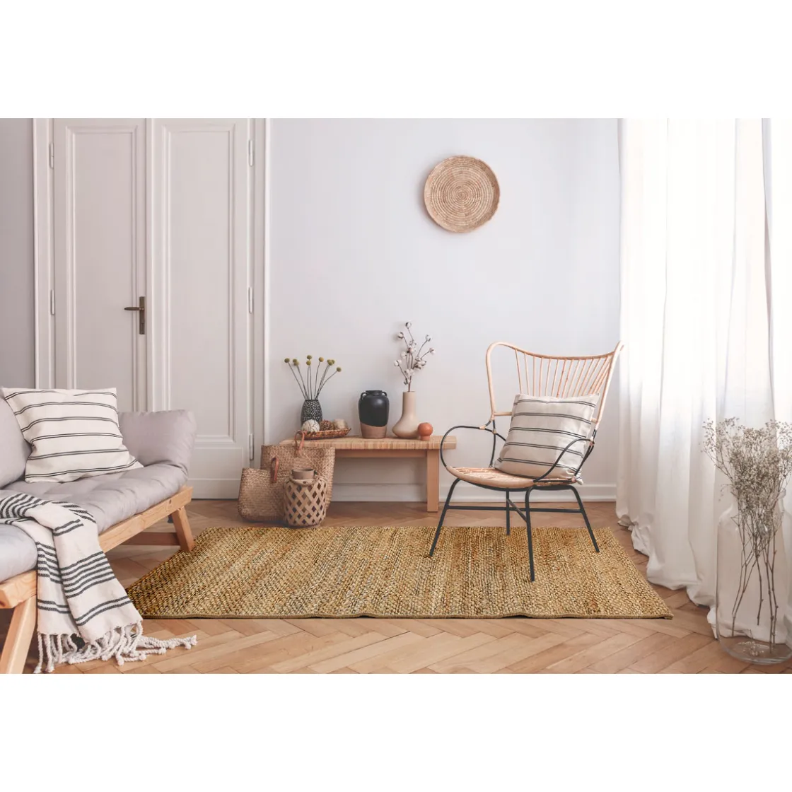 Teppich Mauritius 65x130 cm natur ^ Luxor living Discount