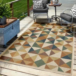 Teppich Sedona 160x230cm Kaestchen multi ^ andiamo Outlet