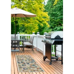 Teppich Sedona 80x150cm Kaestchen multi ^ andiamo Discount