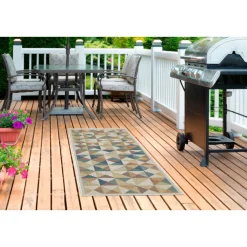 Teppich Sedona 80x150cm Kaestchen multi ^ andiamo Discount