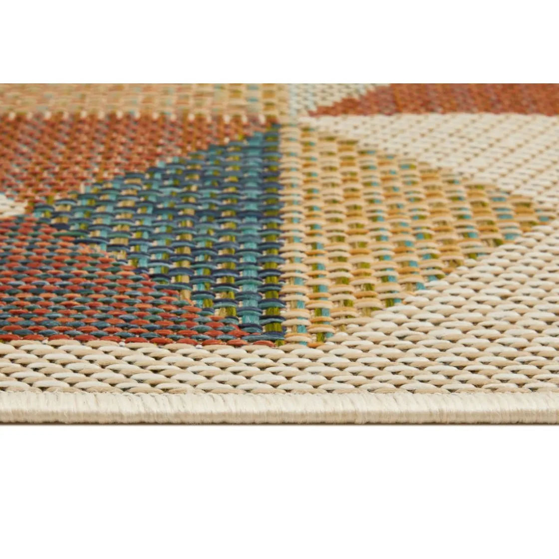 Teppich Sedona 67x120cm Kaestchen multi ^ andiamo Clearance