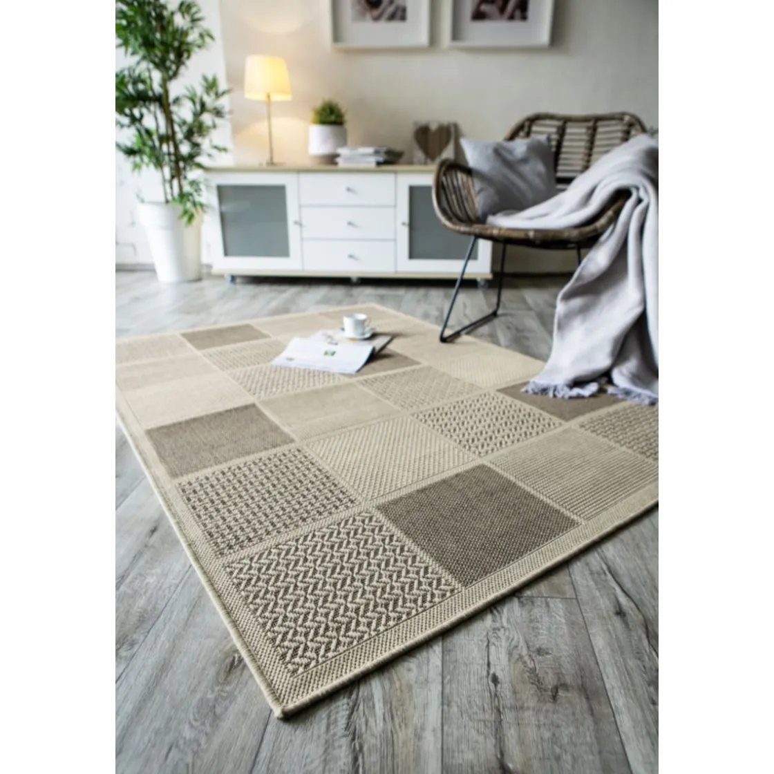 Teppich Utah 80x150cm beige ^ andiamo Hot