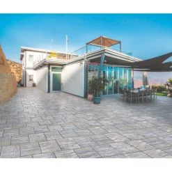 Terrassenplatte No 1 Bagattini Ellenica anthrazit-braun meliert 48 x 48 x 3,2 cm ^ New