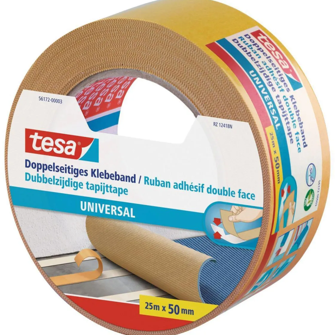 Doppelseitiges Klebeband universal 25 m x 50 mm ^ Tesa Best