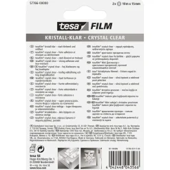 film kristallklar 2 Rollen 10 m x 15 mm ^ Tesa Discount